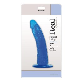 Żelowy naturalny penis dildo członek erotyka 18cm