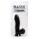 Dildo-basix 6.5"""" dong w suction cup black