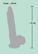 Realistyczny gruby duży penis dildo przyssawka 21c