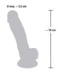 Replika penisa dildo członek realistyczny sex 18cm