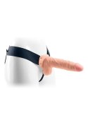 Puste dildo proteza penisa wibrująca na paskach