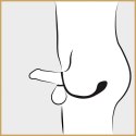 Wtyczka analna masażer prostaty z klatką na penisa
