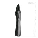 Czarne dildo do fistingu w kształcie ręki 43 cm