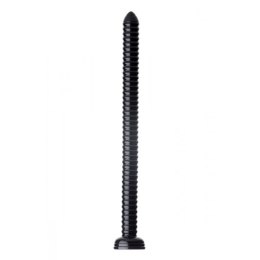 Czarny długi analny pręt zatyczka dildo plug 51 cm