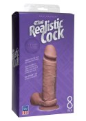 Gruby żylasty realistyczny penis z przyssawką 21cm