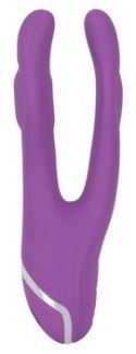 Podwójny wibrator analny waginalny 18cm 10trybów
