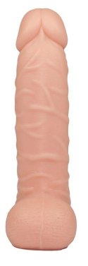 Silikonowy realistyczny gumowy penis z jądrami