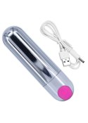 Mini wibrator mały sex masażer 7cm 10 trybów usb