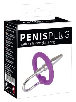 Zatyczka do cewki moczowe bdsm pierścień na penisa