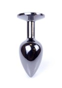 Sex plug korek analny stalowy z kryształem 2,7cm