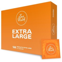 Prezerwatywy duże powiększone Extra Large 144 szt