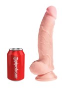 Miękkie realistyczne penis dildo przyssawka 20 cm