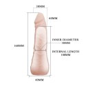 Przedłużka realistyczna wydłużająca penisa 16cm