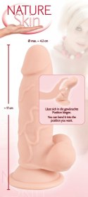 Dildo wyginane penis realistyczny sex członek 17cm