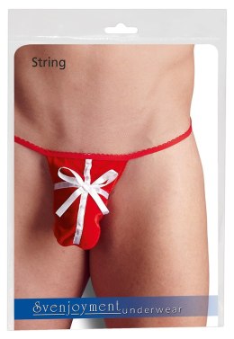 Stringi męskie erotyczne czerwone prezent urodziny