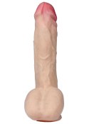 Dildo z kręgosłupem wyginane realistyczne sex 25cm
