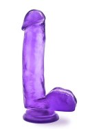 Żelowy gruby penis dildo z mocną przyssawką 18 cm
