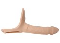 Proteza strap-on pusta przedłużająca penisa 24cm