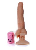 Dildo penis na przyssawce obroty rotacja 24cm