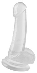 BRW 8" Suction Cup Dong Clear