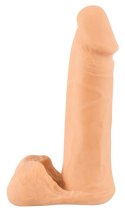 Dildo realistyczne penis naturalny z jądrami 20cm