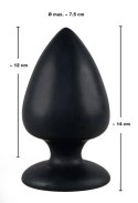 Duży korek analny plug zatyczka silikonowa 14cm