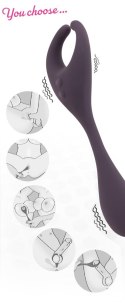 Wibrator stymulator dla par analny waginalny 18cm