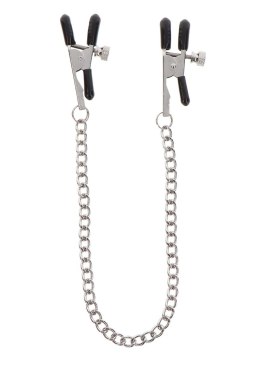 Adjustable Clamps with Chain Silver