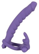 Sztuczny penis dildo podwójna penetracja masażer