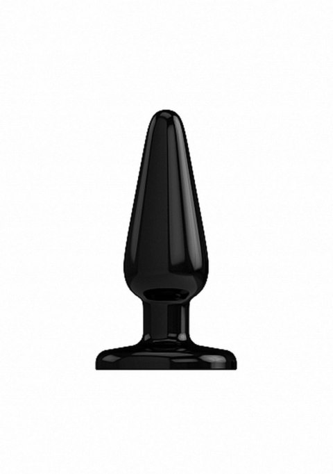 Czarny silikonowy korek analny zatyczka plug 7,5cm