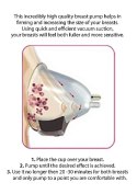 Automatic Rechargeable Breast Pump Set - Medium - Pink