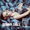 FeelzToys -Bunny Tails Butt Plug Black