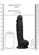 Gruby żylasty realistyczny penis przyssawka 17,8cm