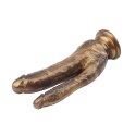 Dildo podwójna penetracja analne waginalne 19cm