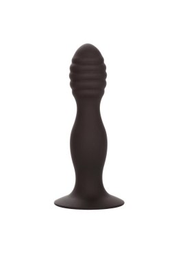 Korek analny plug żebrowany z przyssawką sex anal