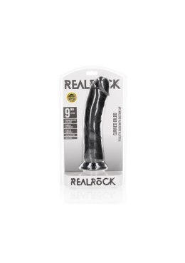 Czarne realistyczne żylaste dildo przyssawka 25 cm