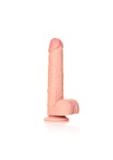 Duży żylasty penis dildo z mocnaą przyssawką 25 cm