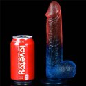 Dwa kolory dildo mocna przyssawka orgazm penis