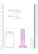 Małe dildo do penetracji pochwy i anusa róż12,7 cm