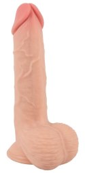 Realistyczny żylasty penis z przyssawką 19 cm