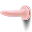 Gruby żylasty penis realistyczny przyssawka 18 cm