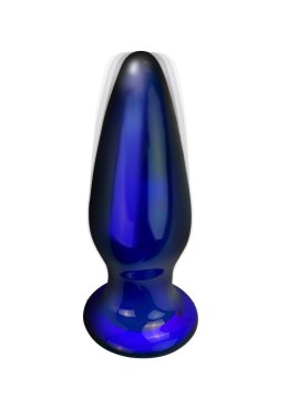 Szklany wibrujący korek analny sex buttplug 11cm