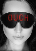 Bonded Leather Eye-Mask """"Ouch"""" - With Elastic Straps