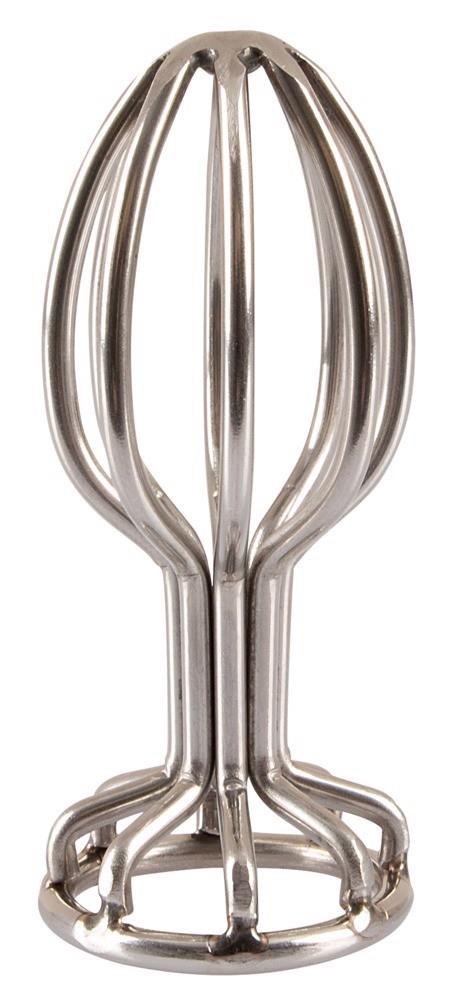 Korek analny stalowy metalowy plug zatyczka 6 cm