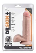 Duży miękki realistyczny penis z przyssawką 17 cm