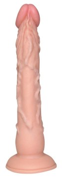 Dildo na przyssawce naturalny rozmiar wąskie 18cm