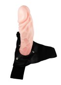 Penis na szelkach sex proteza pusta strapon 16cm